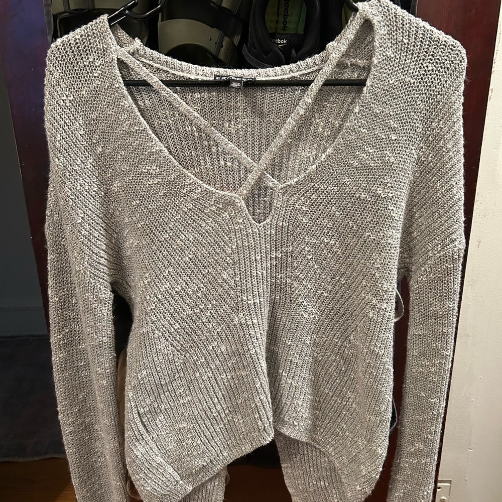 Express Gray Women's Sweater